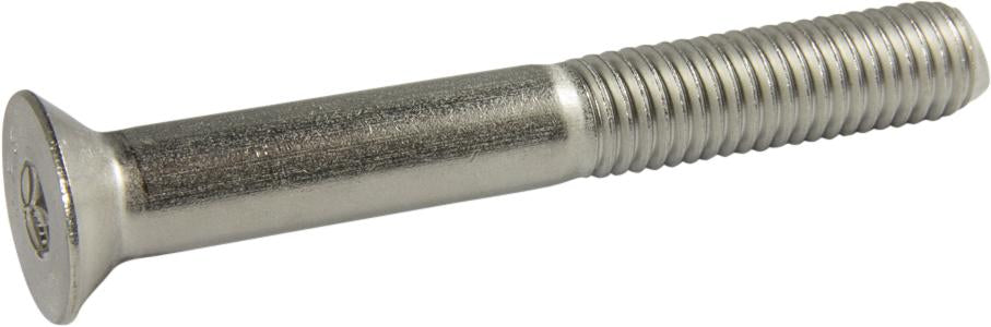 8-32 x 2 Flat Socket Cap Screw 18-8 (A2) Stainless Steel