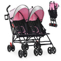 Foldable Twin Baby Double Stroller Ultralight Umbrella Kids Stroller