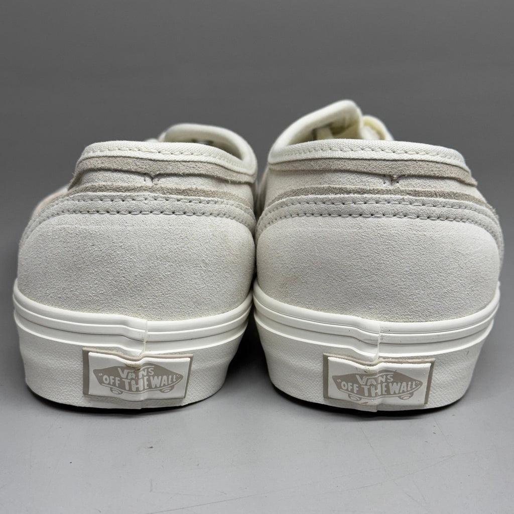 VANS Authentic Sliver Sneakers Shoes Women's Sz 8 White/White VN000D6DWWW