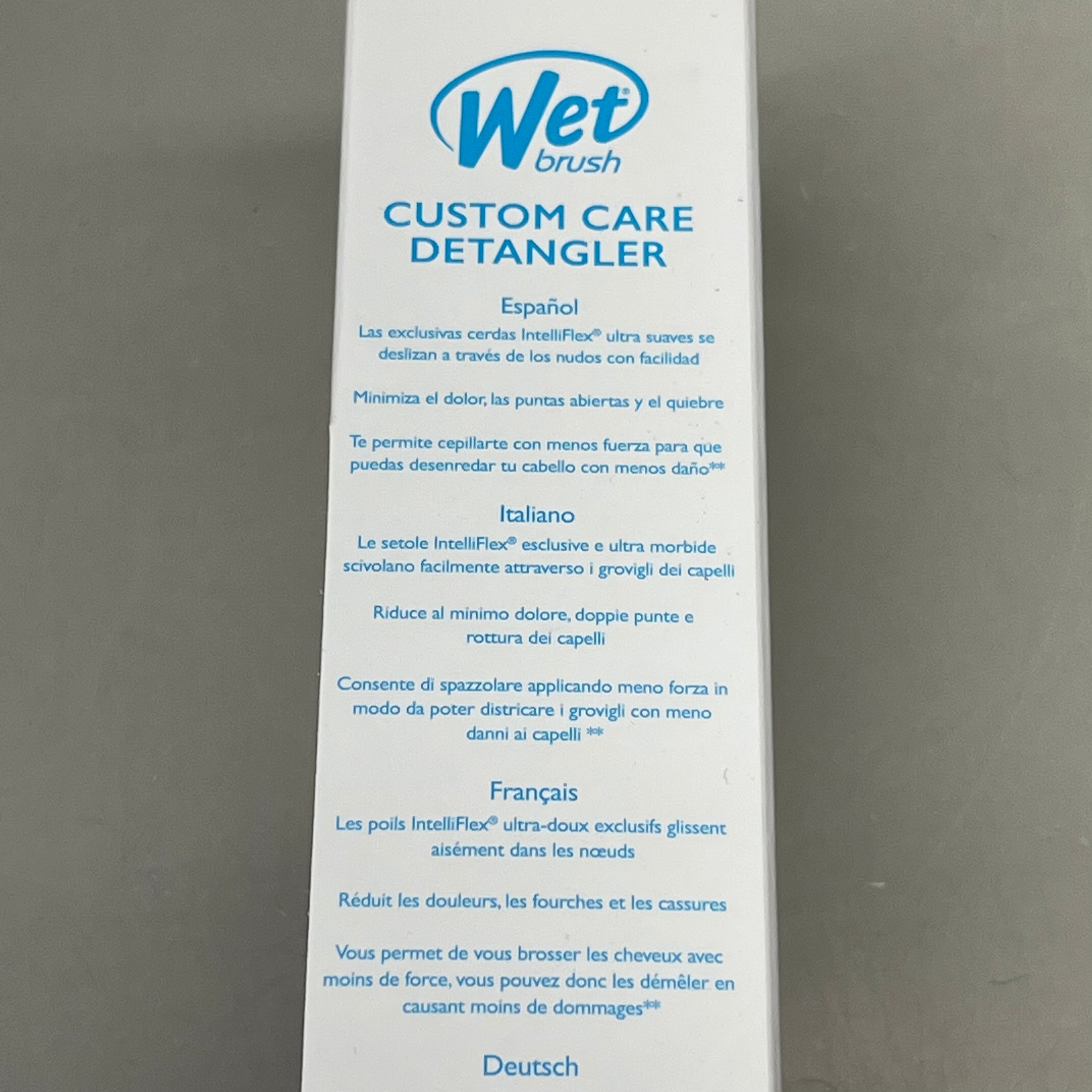 WET BRUSH (2 PACK) Custom Care Detangler Brush-Thick Hair Black GYSPB830CCTH