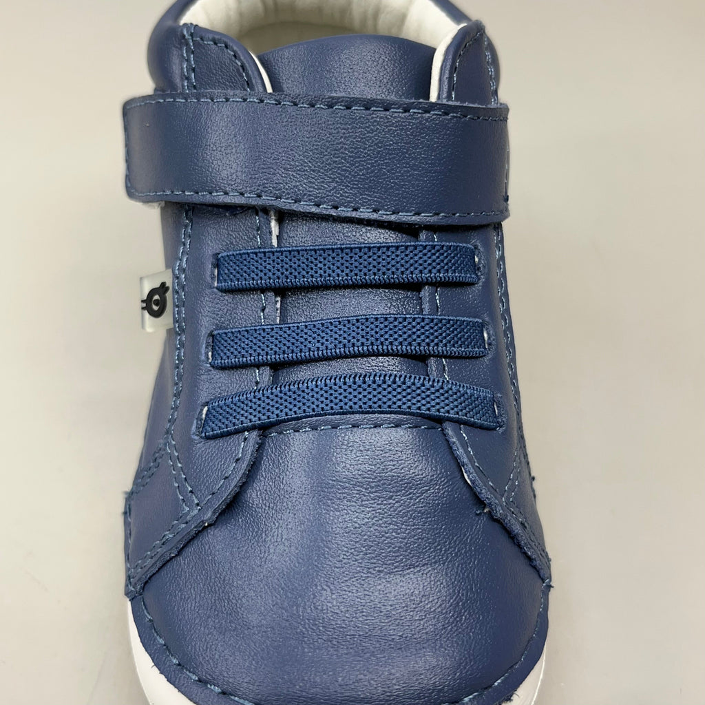 OLD SOLES Baby Rainbow Champster Leather Shoe Sz 19 US 3 Petrol/Snow/Jade/Gris #4091