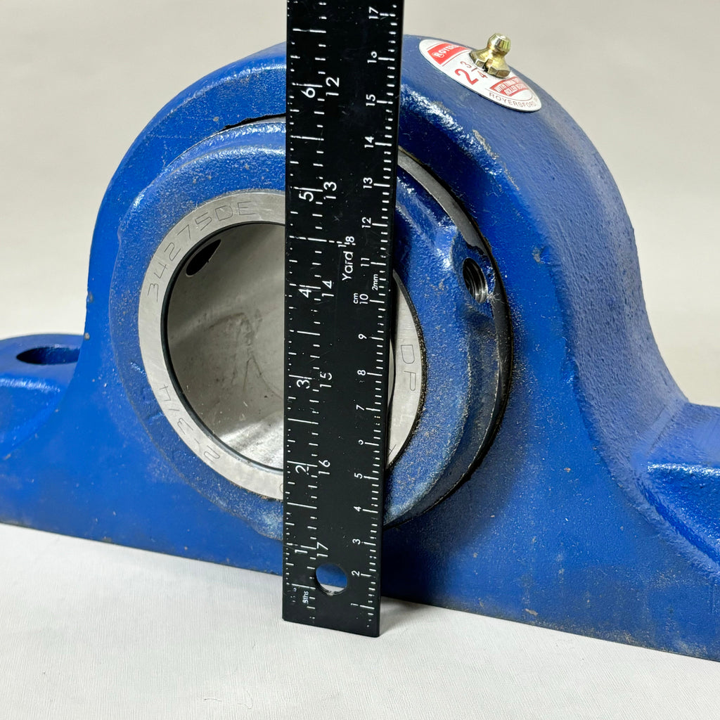 ROYERSFORD Type E 2-Bolt Pillow Block Bearing 2-3/4" Dual Locking 20-02-0212