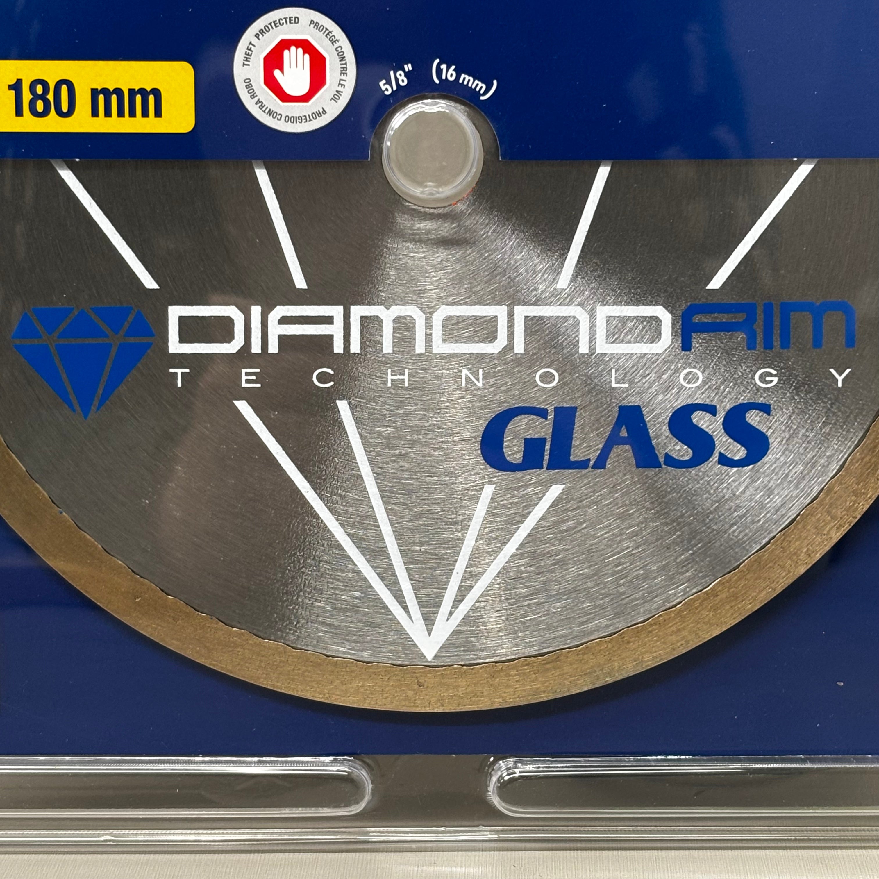 QEP Wet Tile Saw Continuous Rim Diamond Coated Blade 7"/180mm 5/8"Arbor 6-7007GL