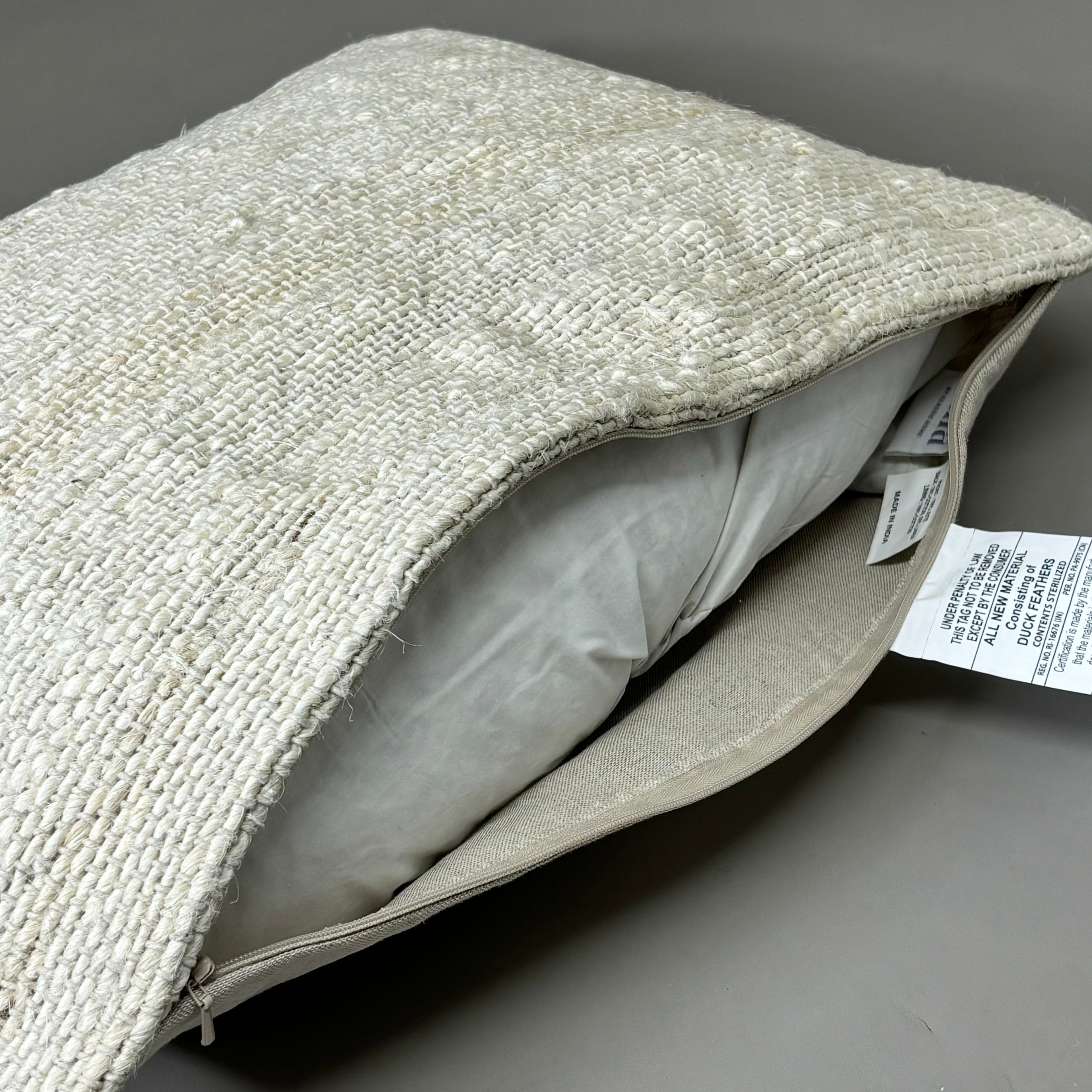 VILLA 14"x20" ST Halter Decorative Throw Pillow in Ivory