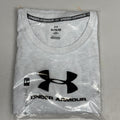 UNDER ARMOUR Men's UA Logo Embroidered Heavyweight Short Sleeve XL Harbor Blue-465