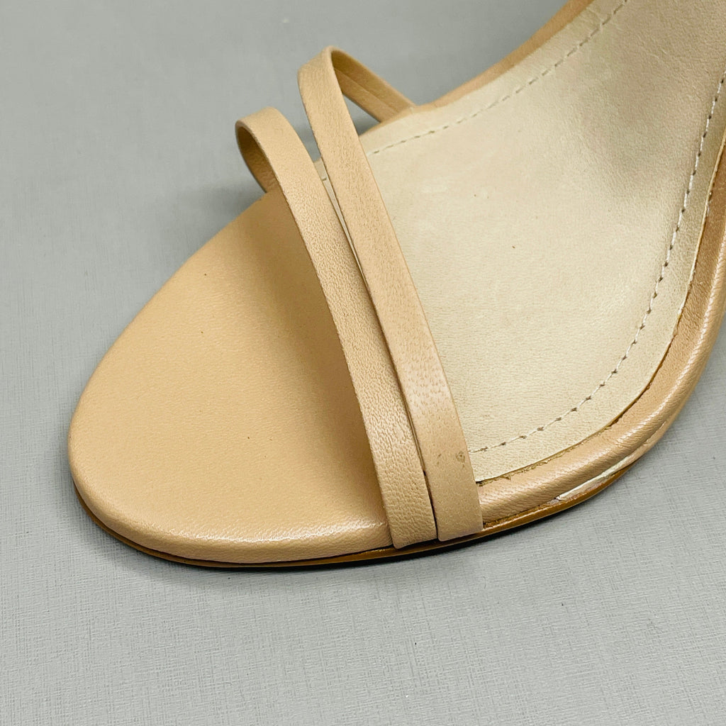 SCHUTZ Deonne Casual Deluxe Nappa Leather Sandal True Beige Sz 7 S013810172 (New)