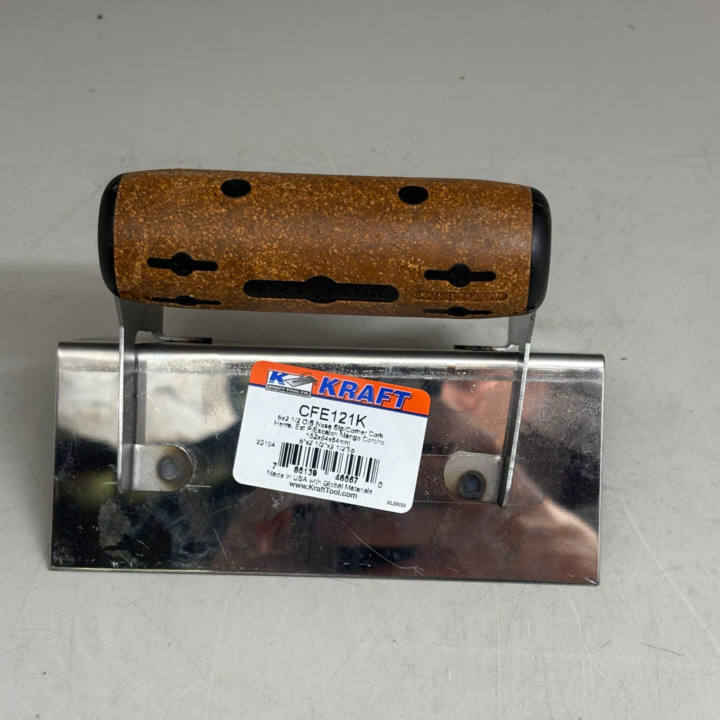 KRAFT TOOL CO Elite Series Five Star Outside Square Step Tool Cork Handle