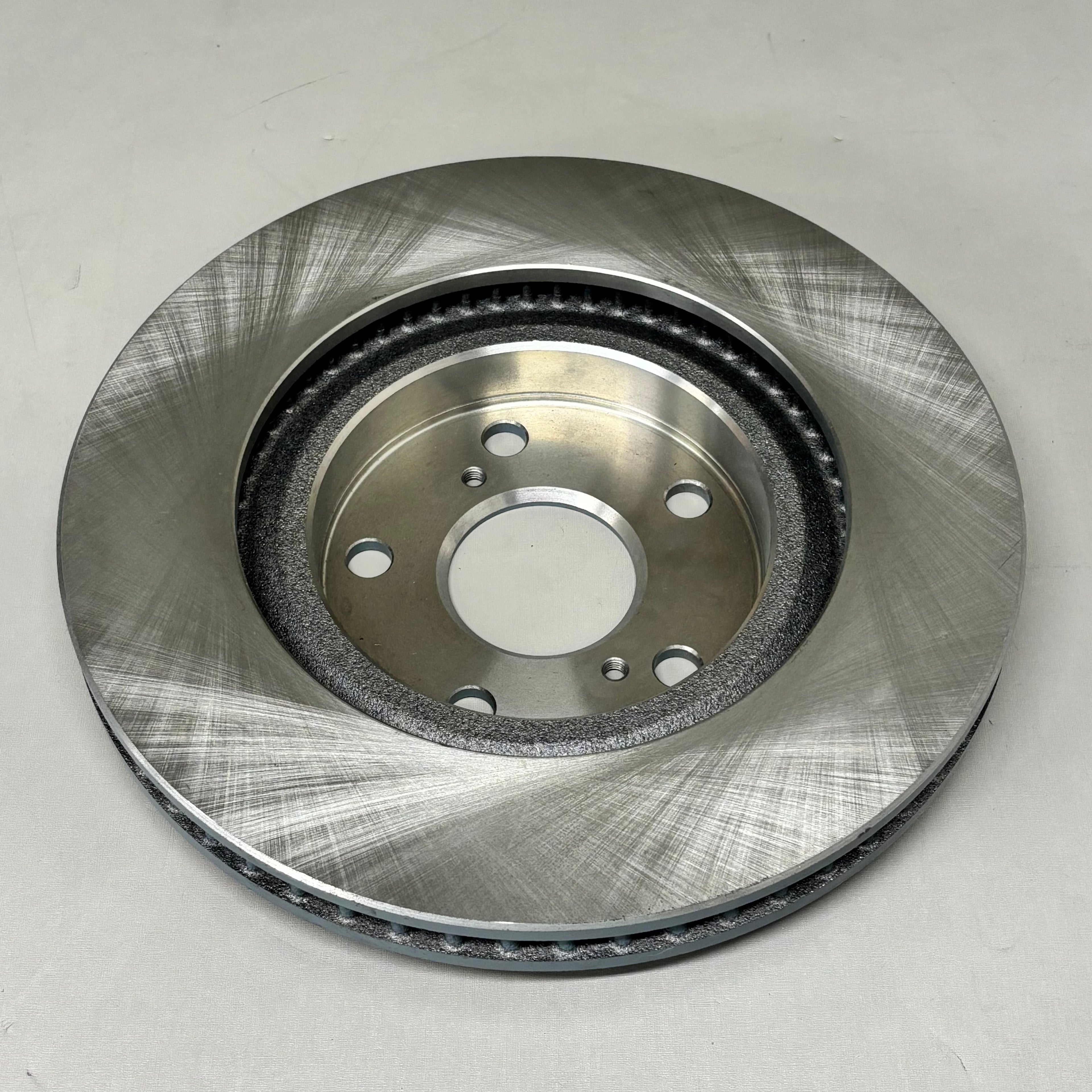 PROSTOP (2 PACK) Coated Hat & Edge Rotor Front Corrosion Resistant Chrome AX900340 (New Other)