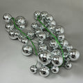 RAZ IMPORTS Ornament Balls Christmas Decor Garland 4' Metallic Silver G3832769
