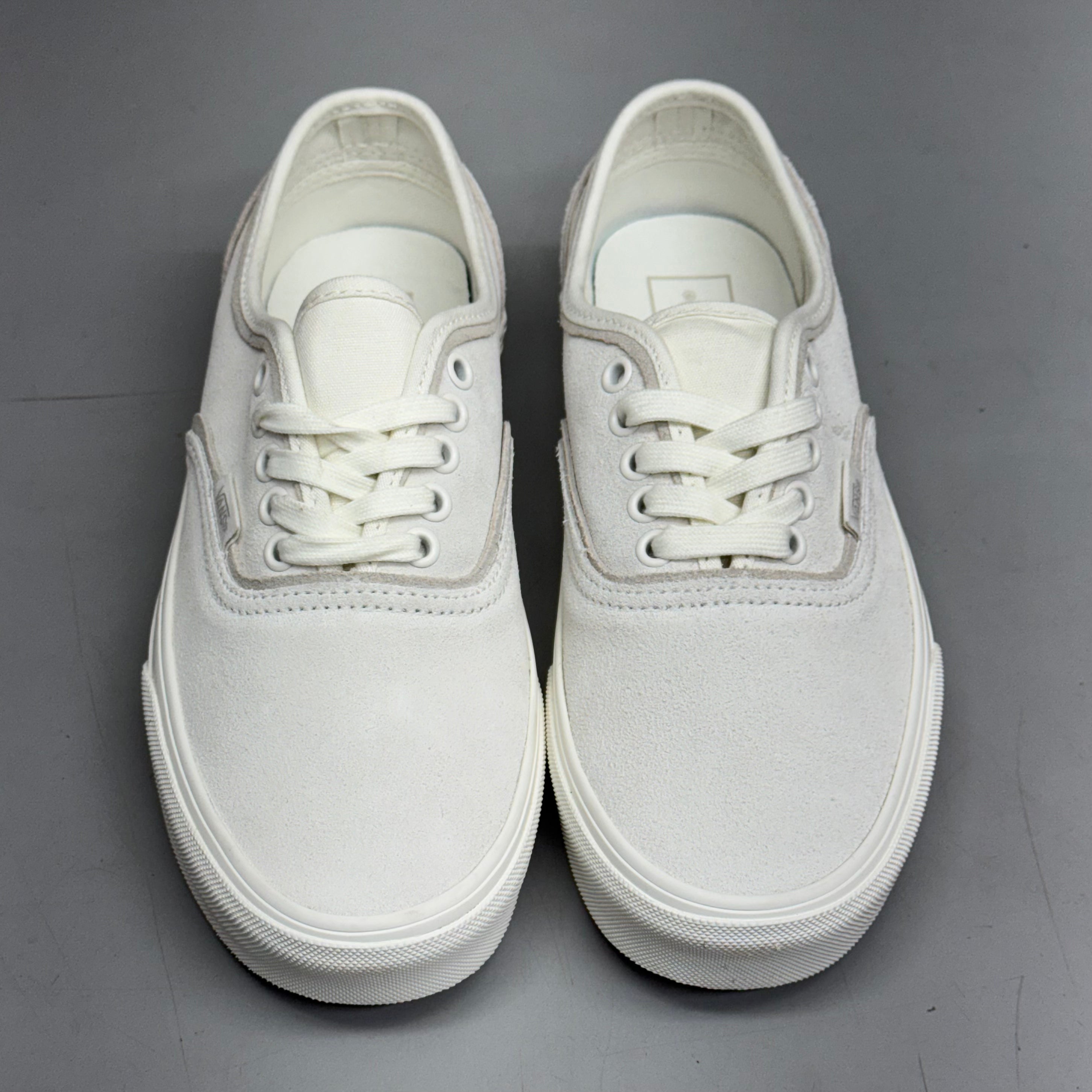 VANS Authentic Sliver Sneakers Shoes Women's Sz 9.5 White/White VN000D6DWWW