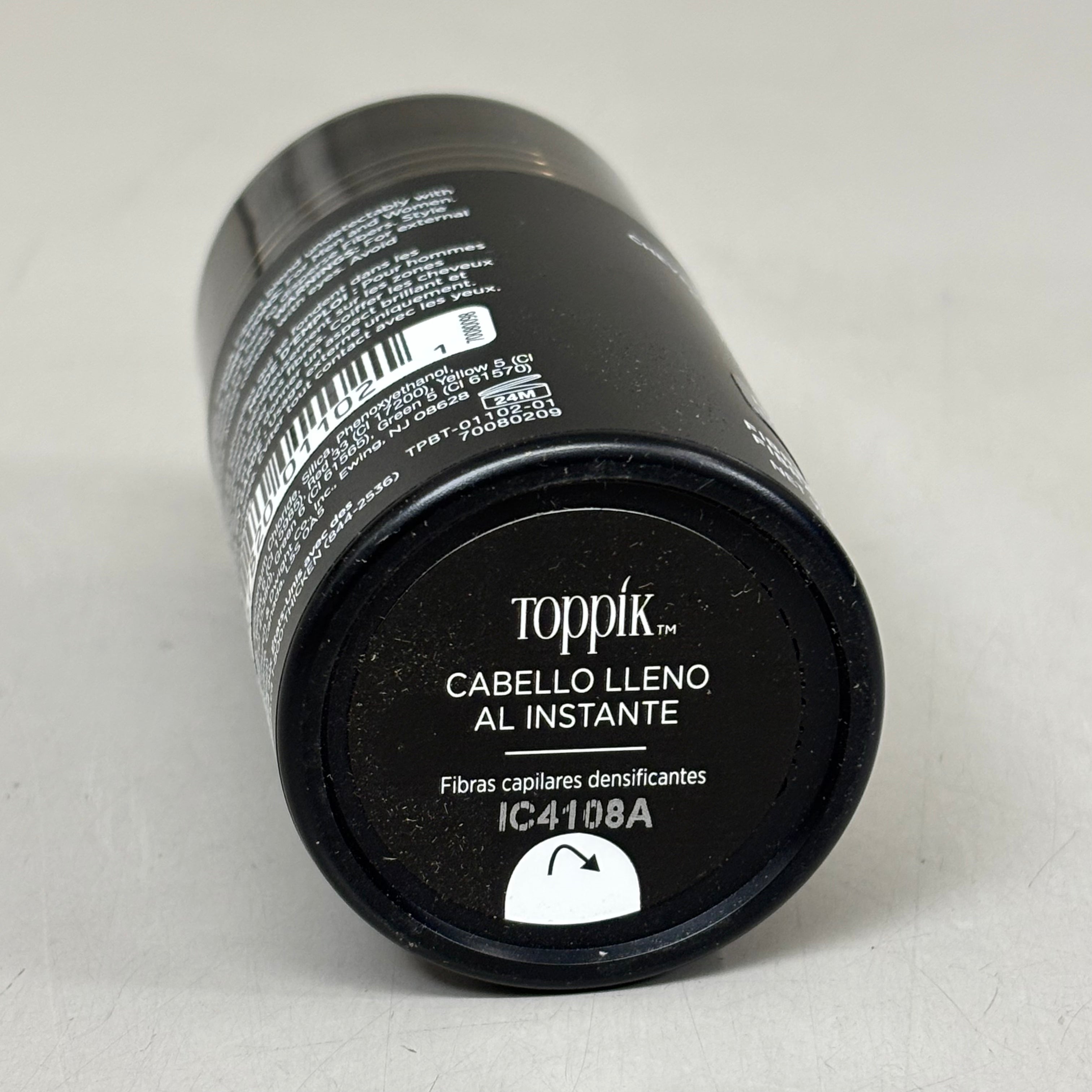 TOPPIK Safe & Natural Hair Building Fibers All Hair Types 0.42 oz Dark Brown