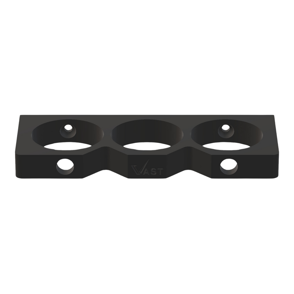 Magnetic 3 Slot 2" Diameter Filler Rod Tube Holder