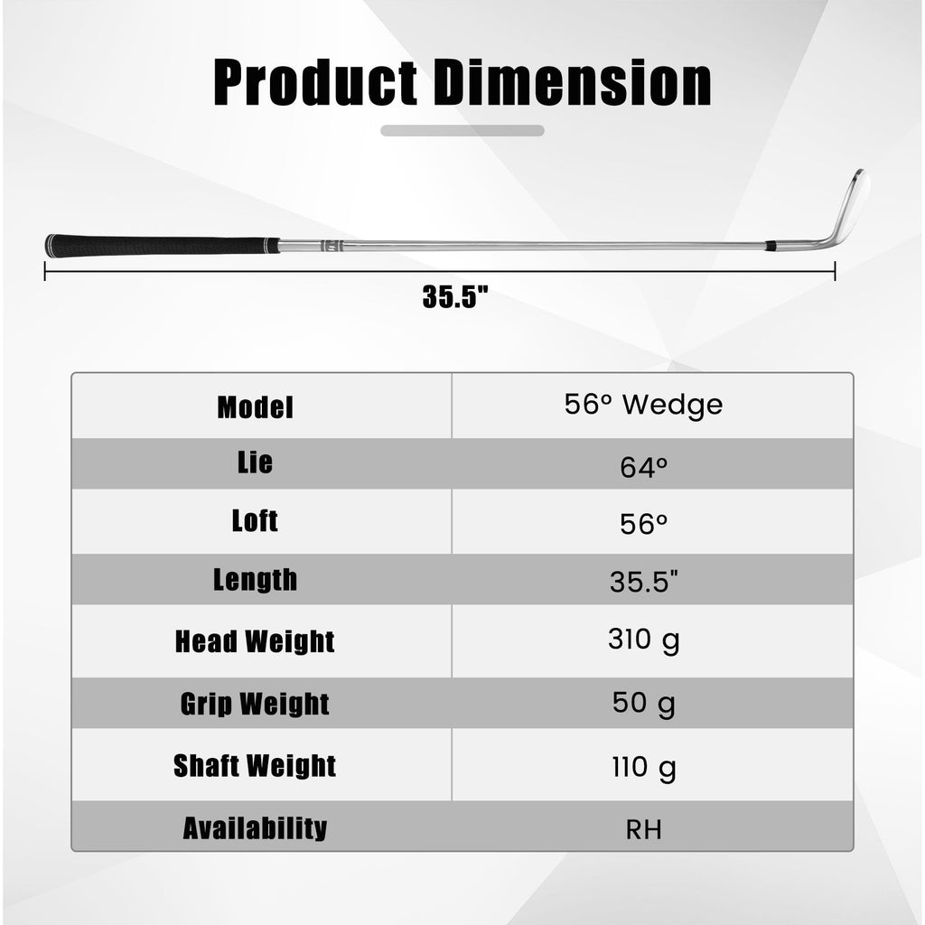 Golf Sand Wedge 56/60 Degree Gap Lob Wedge with Grooves Right Handed