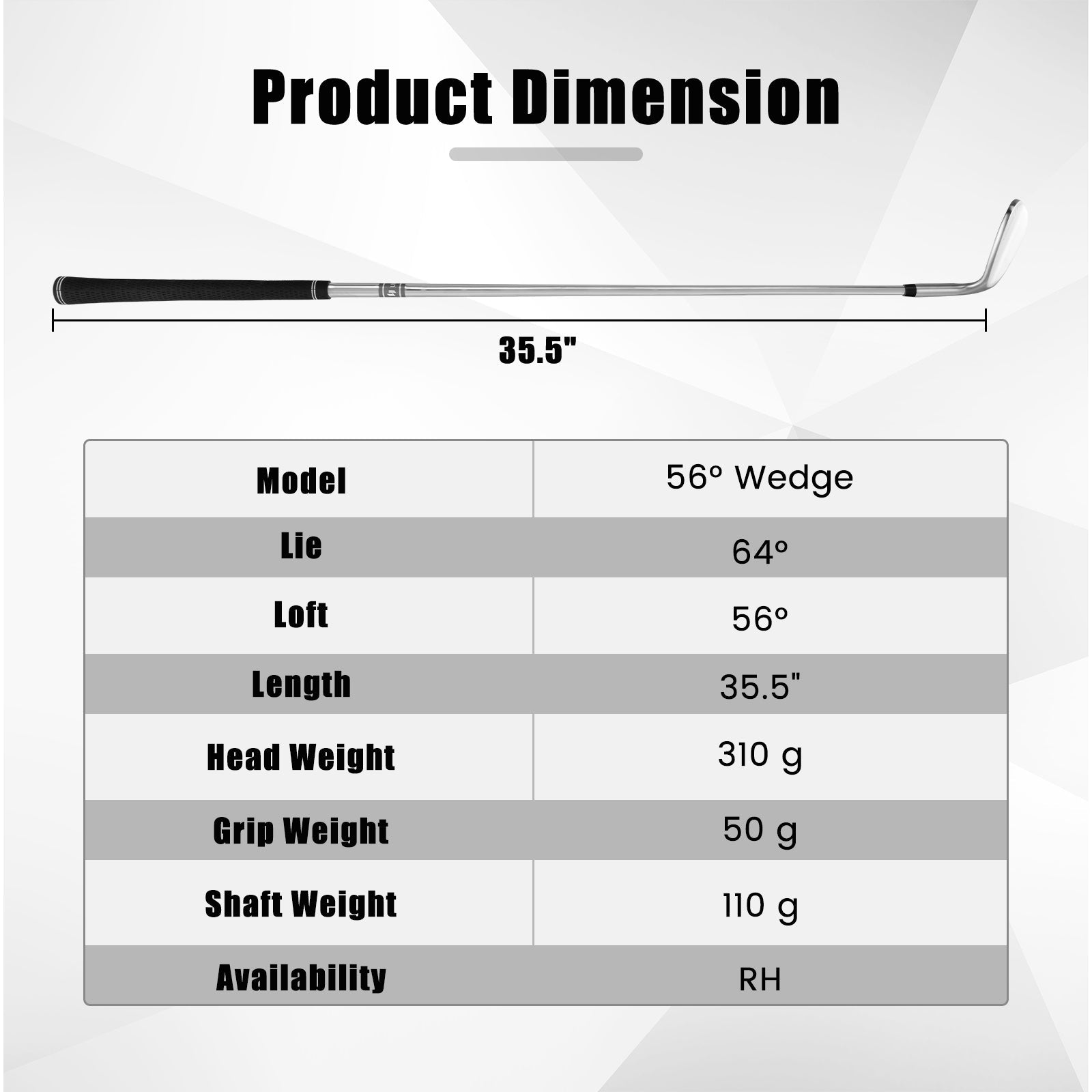 Golf Sand Wedge 56/60 Degree Gap Lob Wedge with Grooves Right Handed