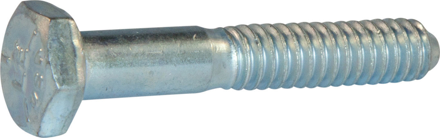 9/16-18 x 2 1/2 Grade 5 Hex Cap Screw Zinc Plated Domestic USA (25)