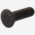 5/8-11 x 2 1/2 Grade 5 Plow Bolt No. 3 Head Fully Threaded Plain - Package (25)