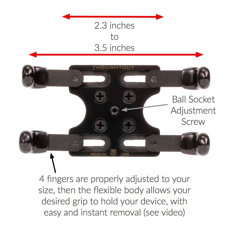PED5-H iPhone Tripod Mount