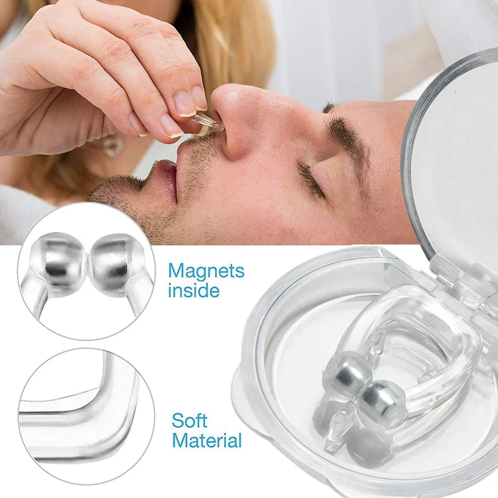 Anti Snore Nose Clip Magnetic Nasal Dilator | Better Breathing and Snore Relief