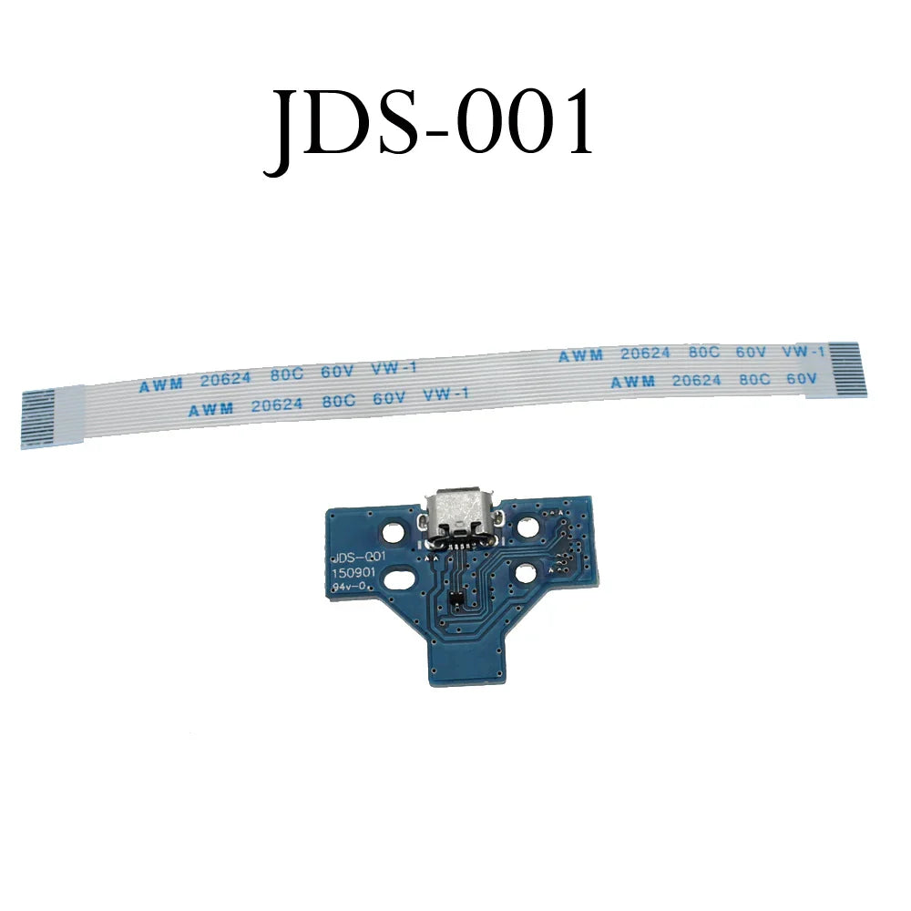 PS4 Controller Charging Port Replacement Board | Micro USB Socket with Flex Cable