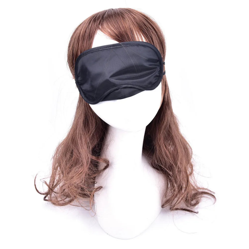 Satin Sleep Mask Set | 10-Pack Soft Eye Covers for Travel and Rest