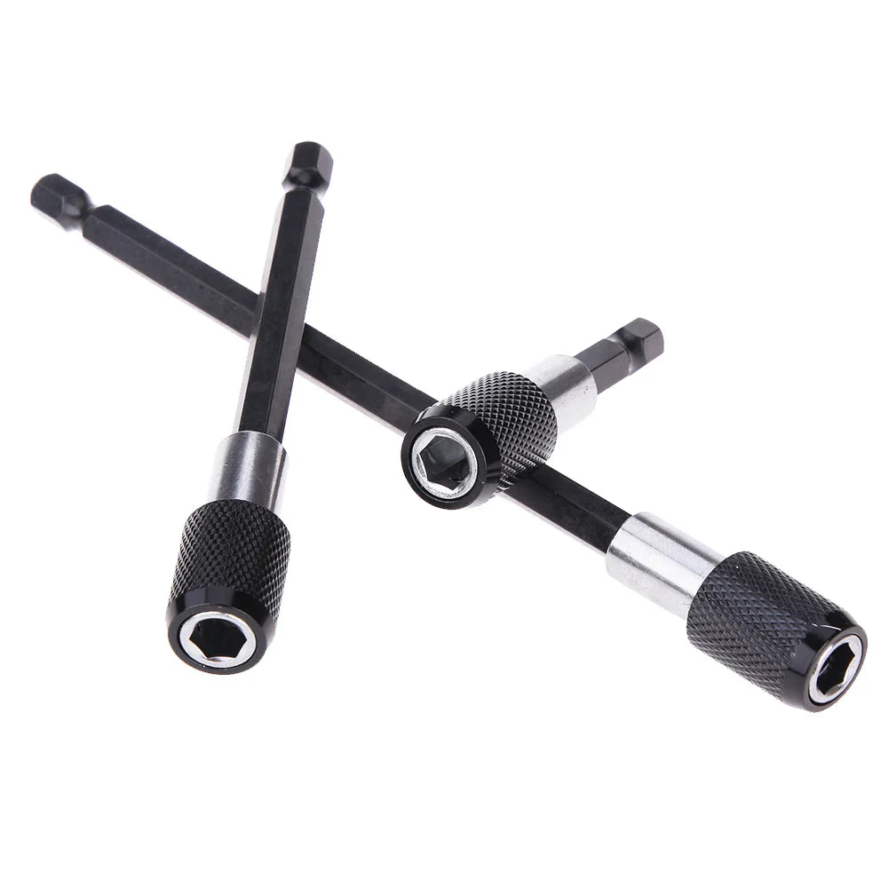 1/4 Inch Hex Shank Quick Release Screwdriver Bit Holder Extension Bar | 60mm 100mm 150mm