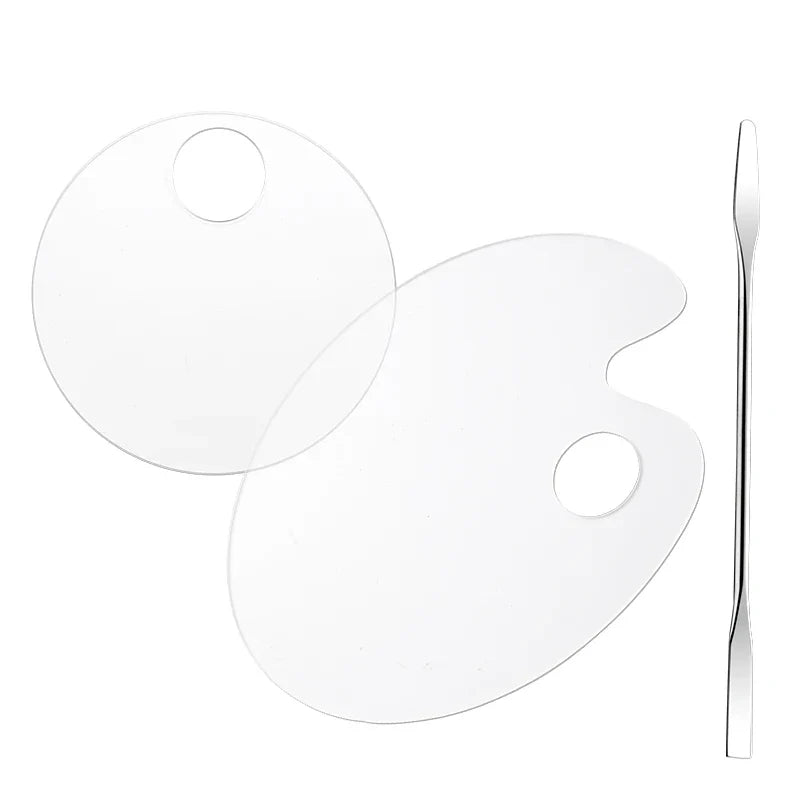 Transparent Acrylic Palette Mixing Rod Set | Makeup Painting Nail Polish Tools