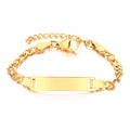 Adjustable Kids ID Bracelet | Custom Name Stainless Steel Anti-Lost Jewelry