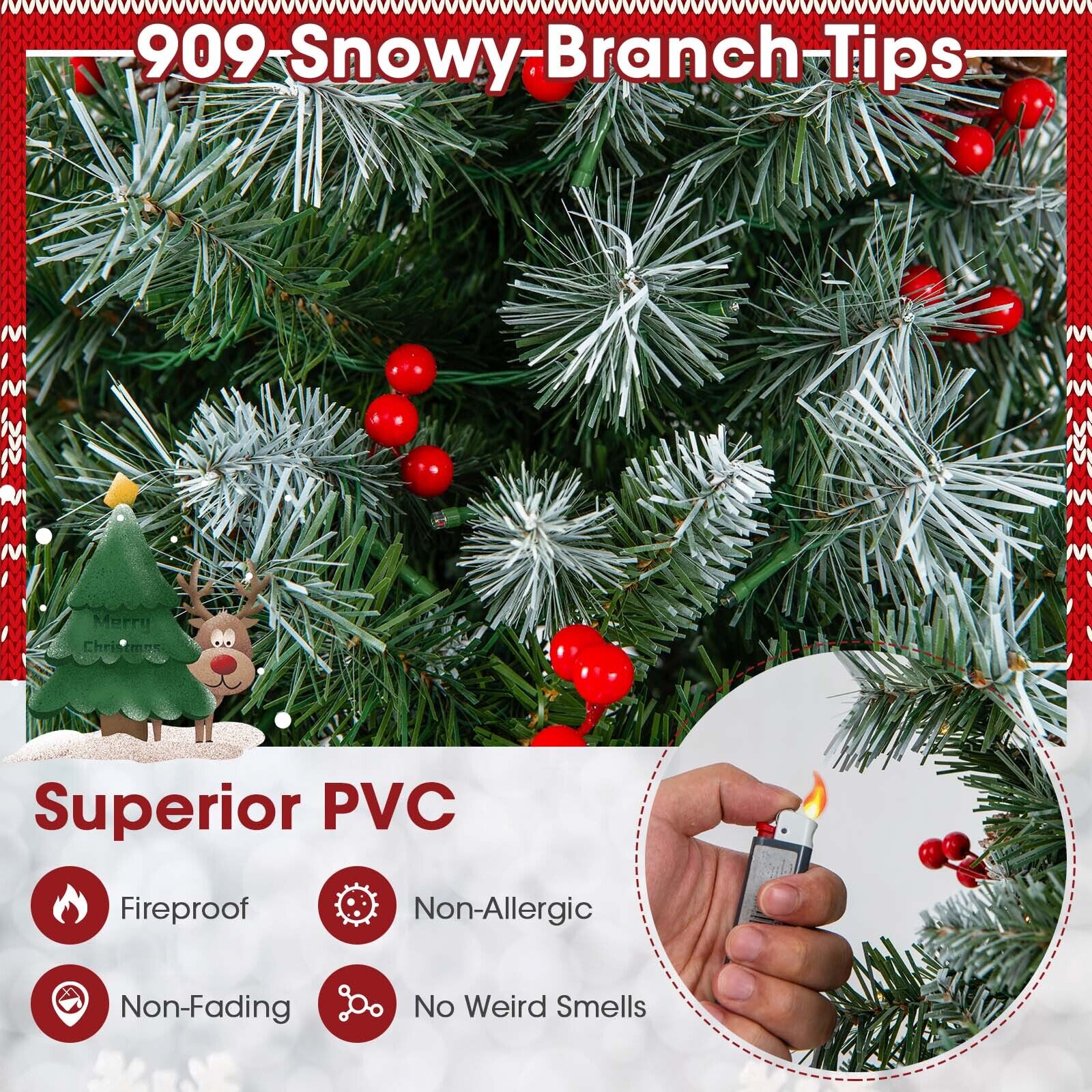 Hinged Christmas Tree with