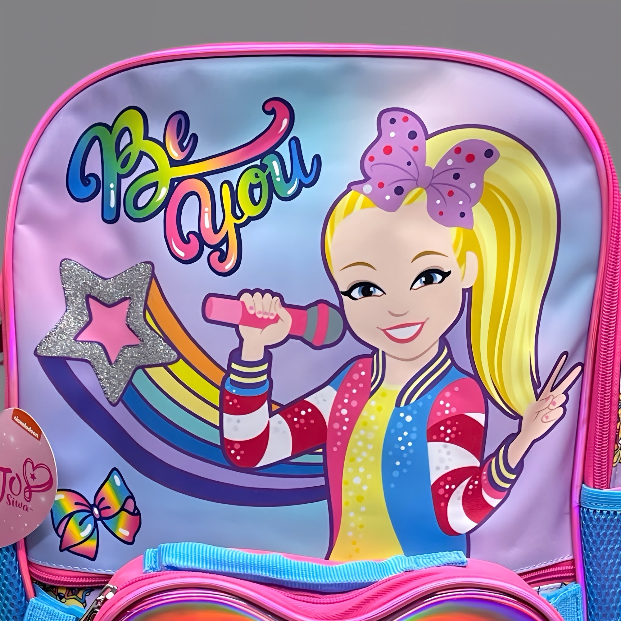 ACCESSORY INNOVATIONS JOJO Siwa Nickelodeon “Be You” Backpack & Lunch Bag Pink