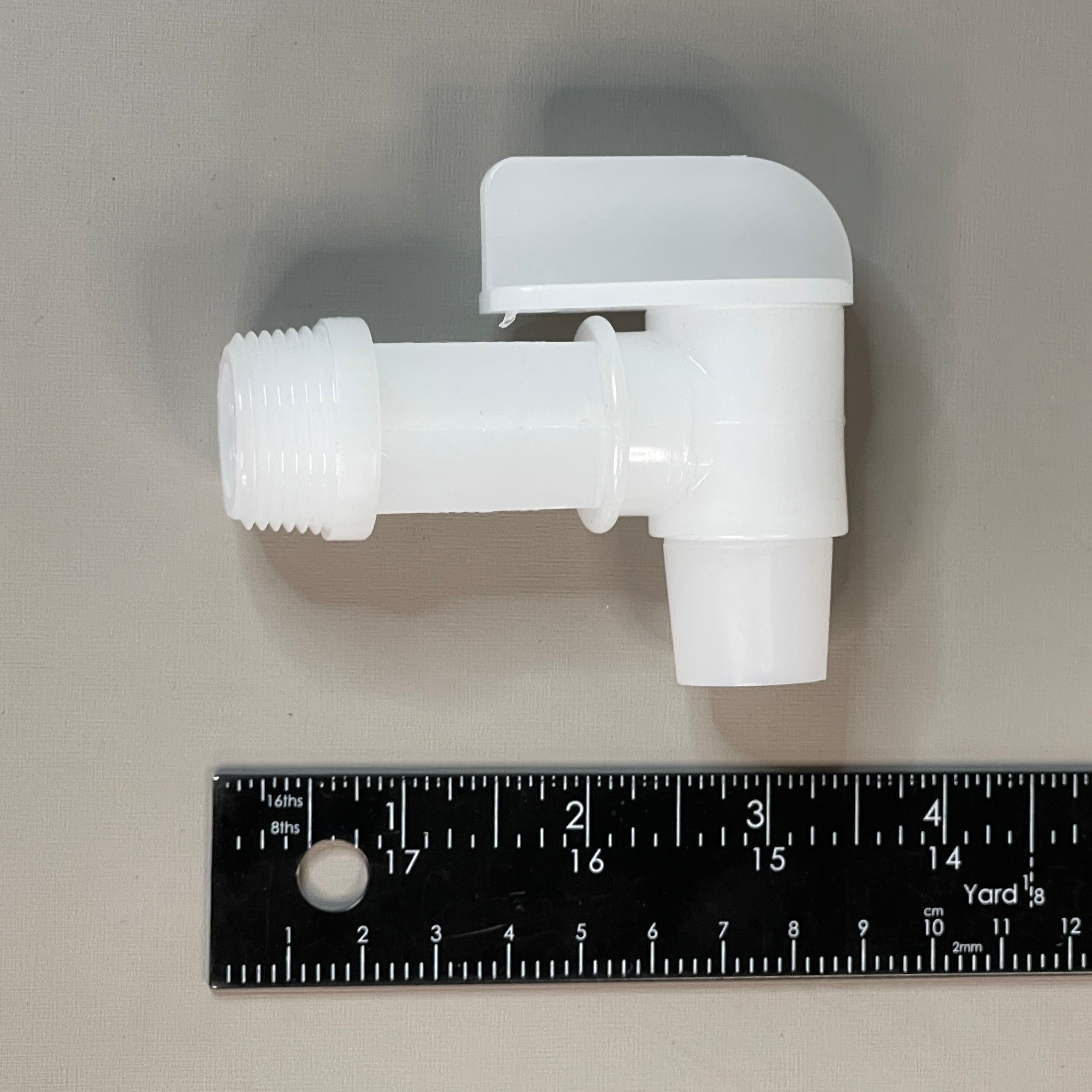 REIKE Flo-Rite Faucet 3/4" Plastic Drum, Barrel, Jug Faucet, Spigot White (New)