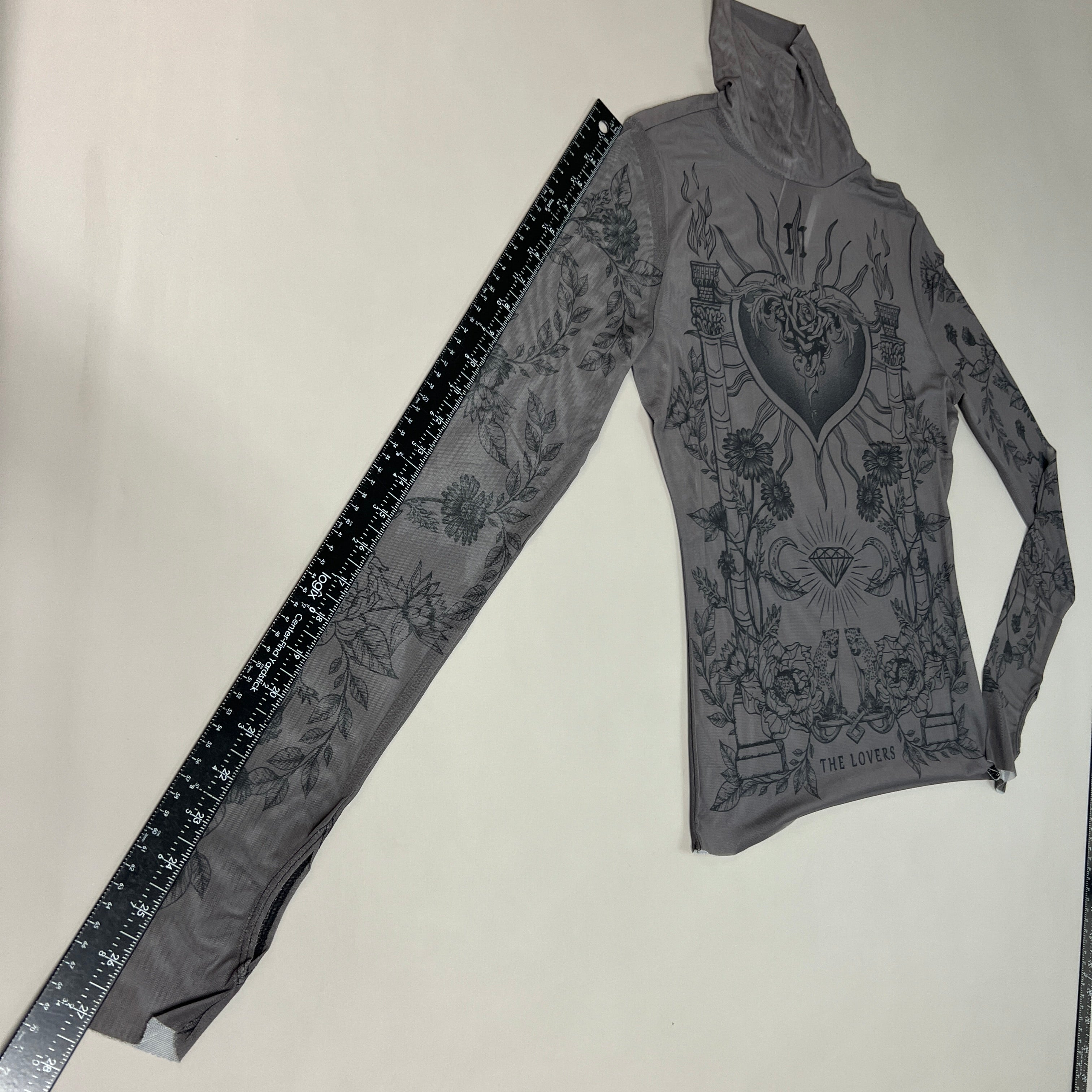 AFRM Zadie Turtleneck Pullover w/Thumb Holes Women's M Noir Tarot Card AET028103AU21 (New)