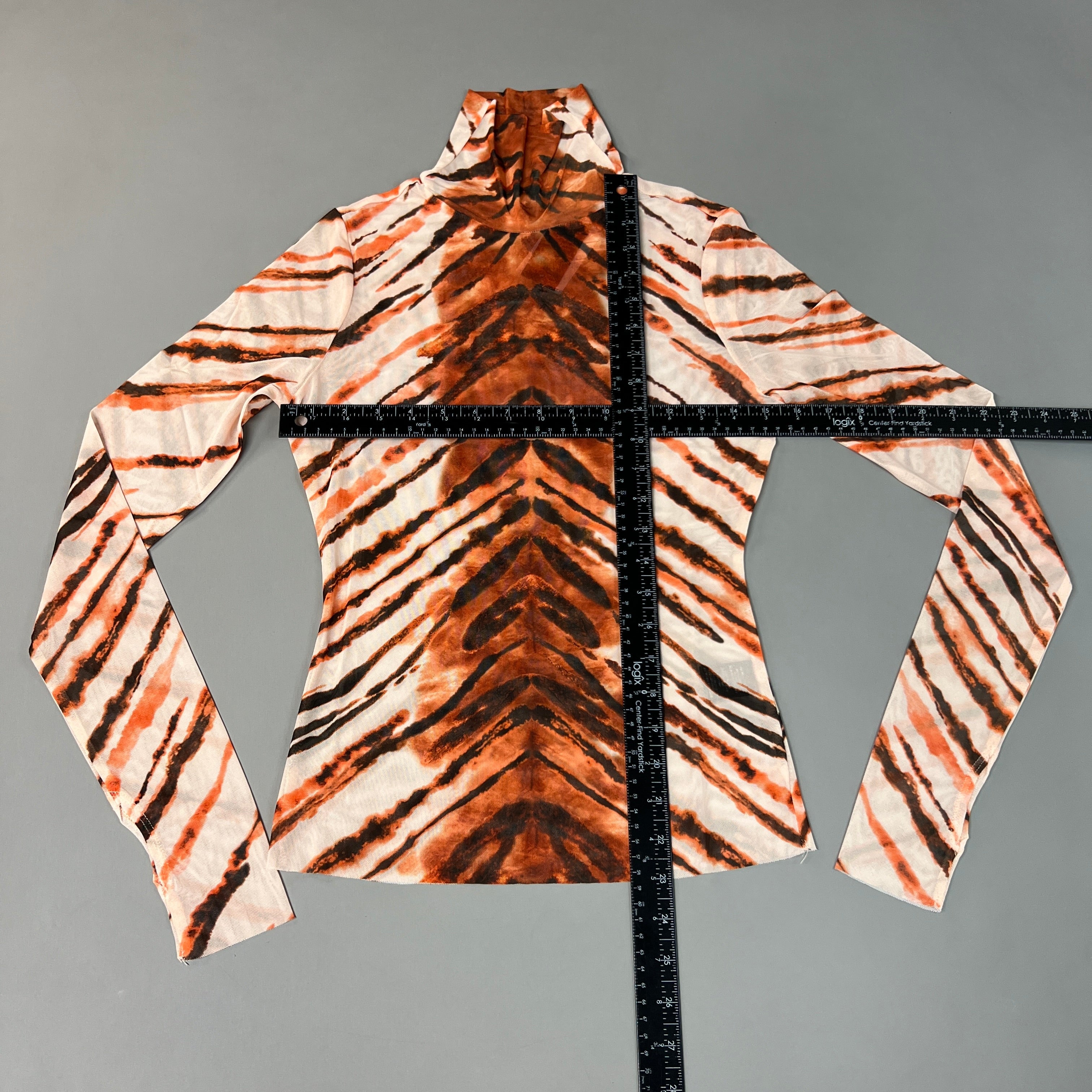 AFRM Zadie Turtleneck Pullover w/Thumb Holes Women's M Placement Tiger AET028103AU21 (New)