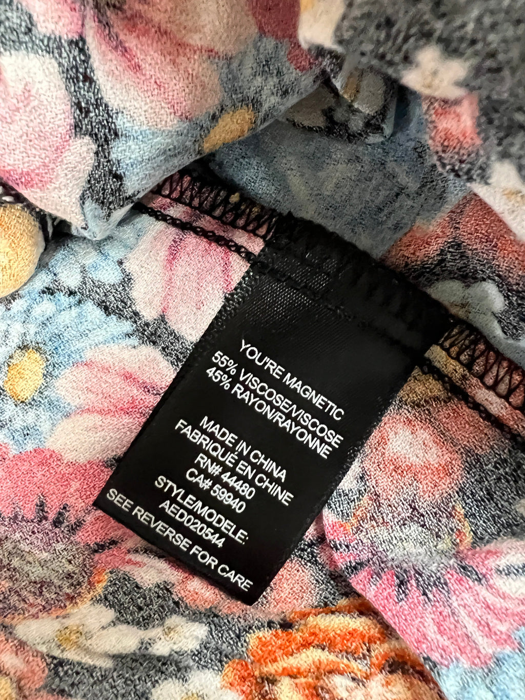 AFRM X Revolve Monna Sike Cutouts Mini Dress Women's S Multi Wildflower AED020544 (New)