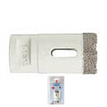 2 1/2" ITM White Diamond Tile Bit 5/8 in. Thread OAL 2 3/8 in. Drilling 1 1/4 in.