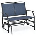 Iron Patio Rocking Chair for Outdoor Backyard and Lawn
