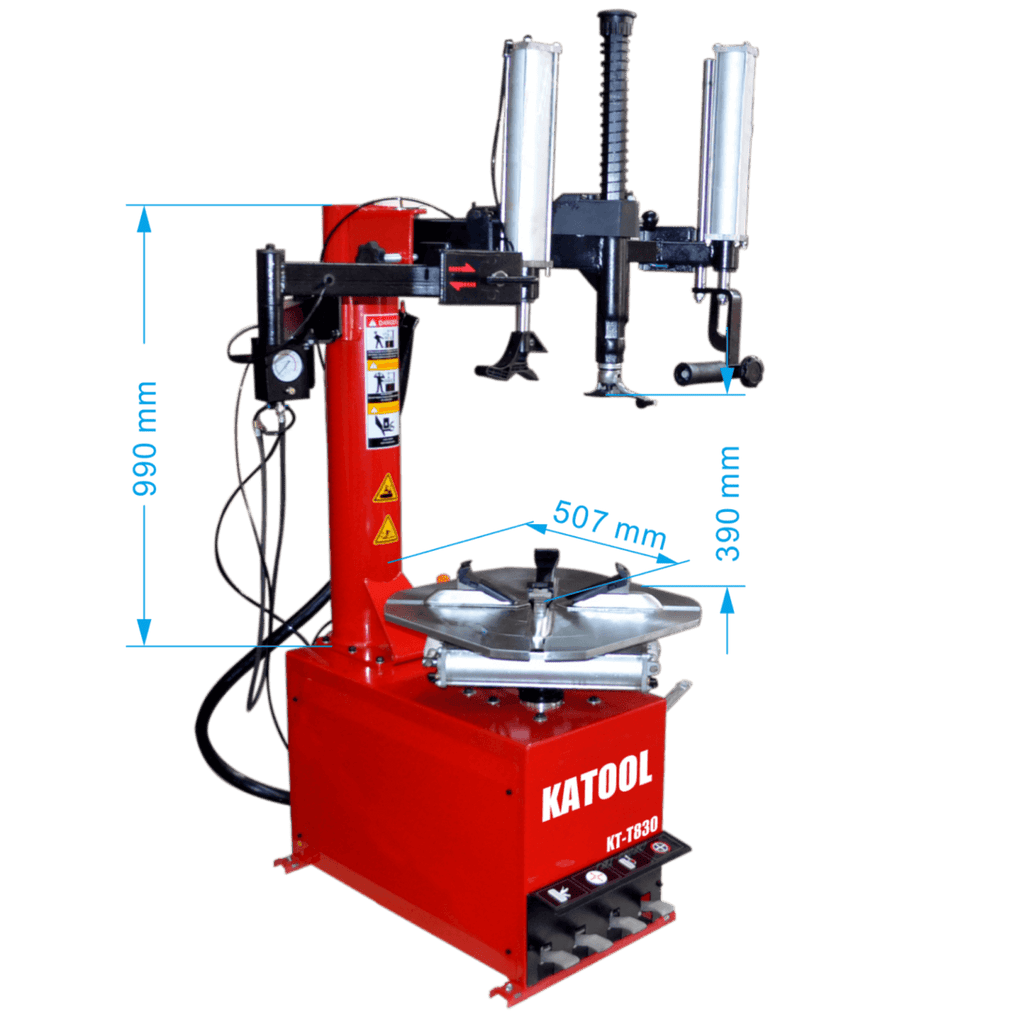 Katool KT-T830 Tire Changer w/ Bead Blaster, Max 24" Rim Clamping