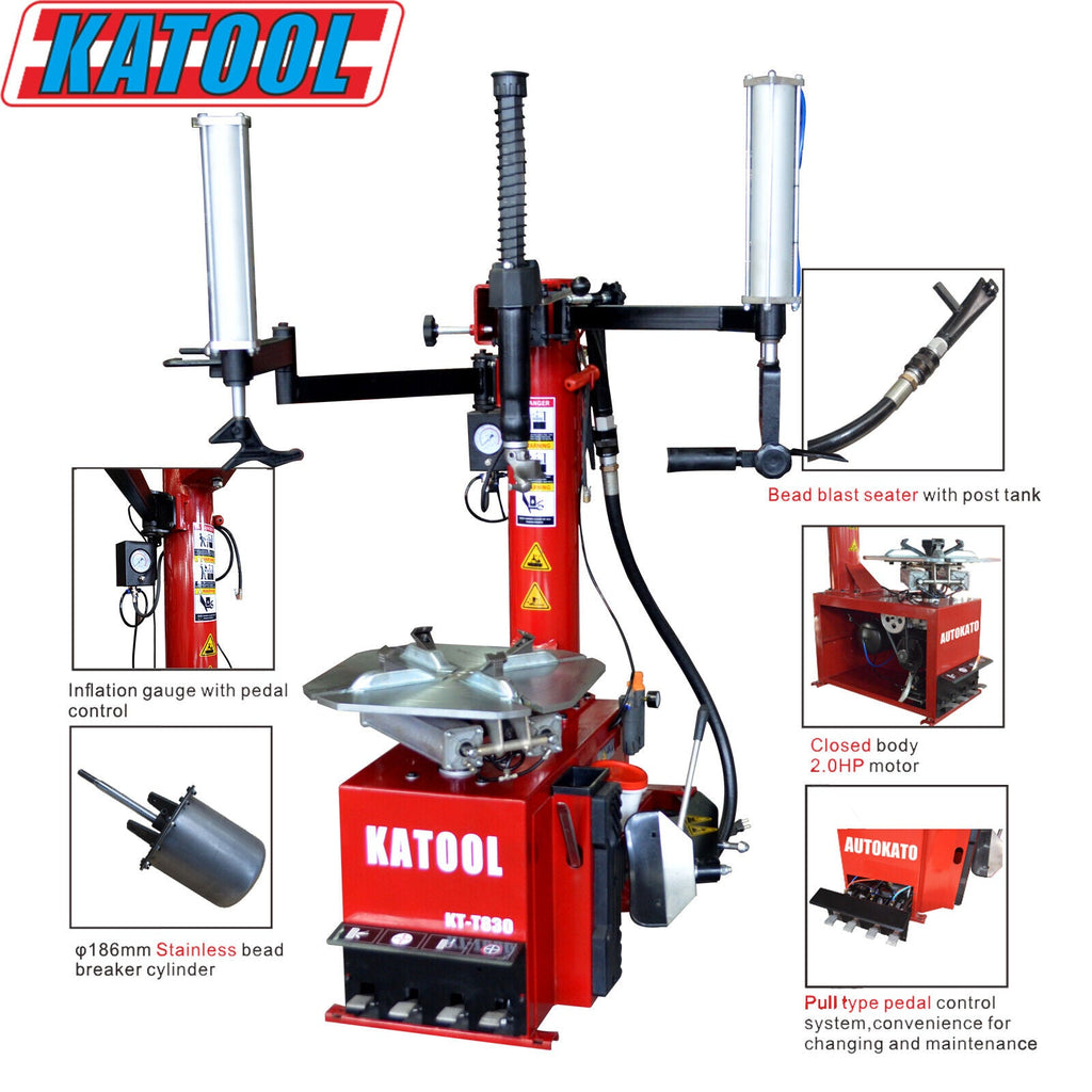 Katool KT-T830 Tire Changer & KT-B700 Wheel Balancer Combo