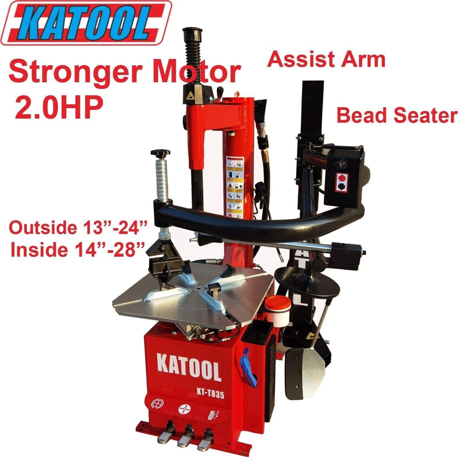 Katool KT-T835 Tire Changer & KT-B700 Wheel Balancer Combo