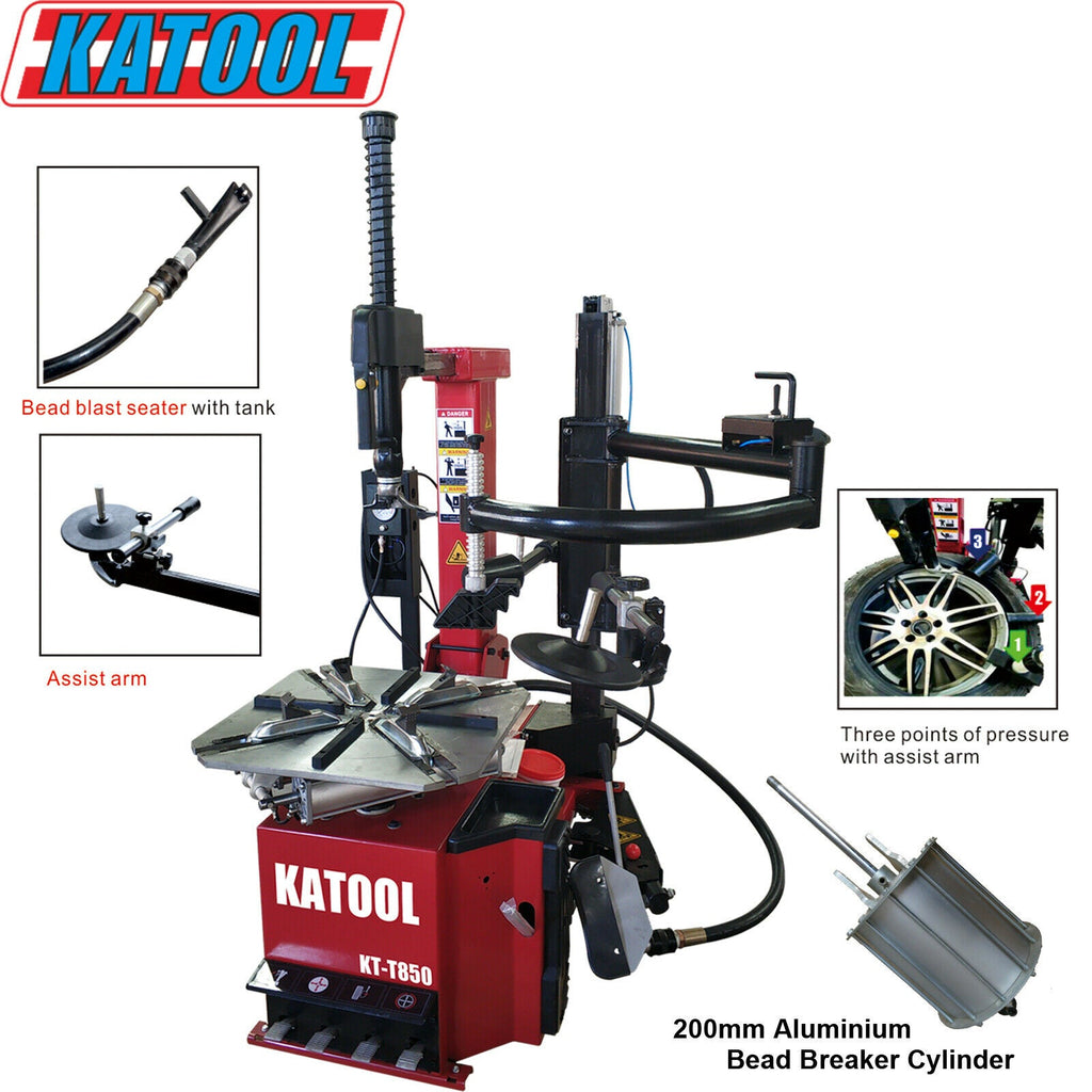 Katool KT-T850 Tire Changer & KT-B700 Wheel Balancer Combo