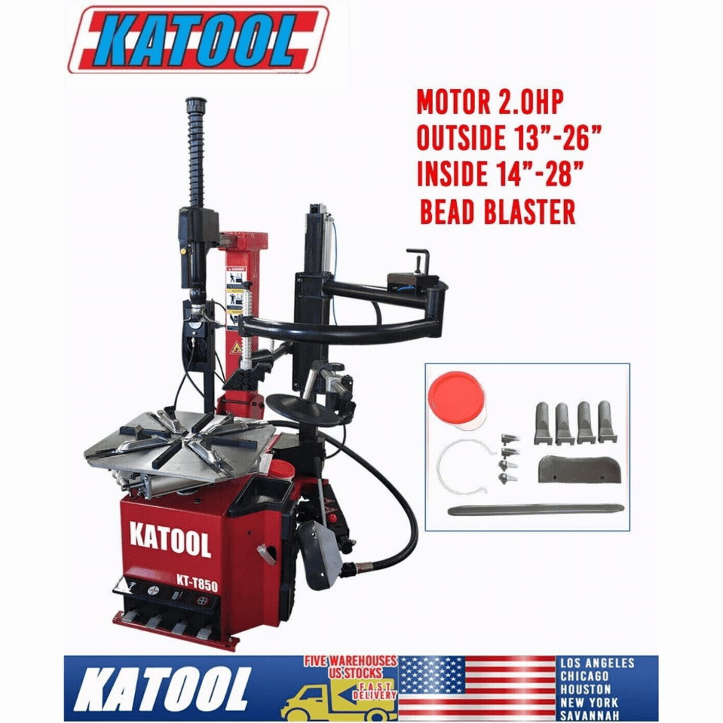 Katool KT-T850 Tire Changer & KT-B760 Wheel Balancer Combo