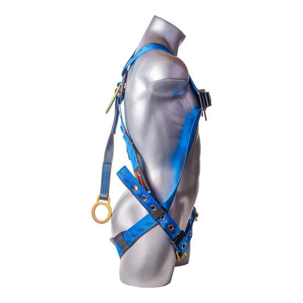 Kapture 3 Point Essential Full Body Harness - Dorsal D-Ring with 18" Ext O-Ring - Tongue Buckle Legs - All Sizes