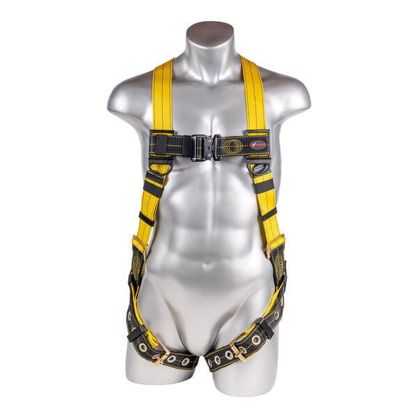 Kapture 5 Point  Element Full Body Harness - 3 D-Rings - QC Chest - Tongue Buckle Legs - Revolta Oil & Water Rep Webbing - All Sizes