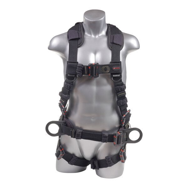 Kapture 5 Point Element Full Body Harness - Arc Flash Rated - 3 D-Rings - Mating Buckle Chest & Legs - Shoulder Pads & Waist Belt - All Sizes