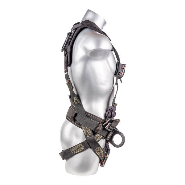 Kapture 5 Point Element Full Body Harness - Arc Flash Rated - 4 D-Rings - Mating Buckle Chest & Legs - Shoulder Pads & Waist Belt - All Sizes