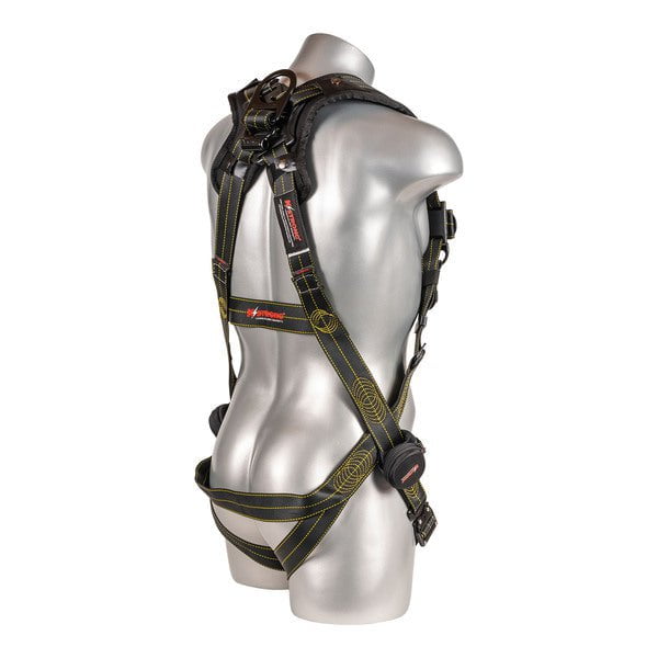 Kapture 5 Point Element Full Body Harness - Dorsal D-Ring - QC Chest & Legs - Shoulder Pads - Revolta Oil & Water Rep Webbing - All Sizes