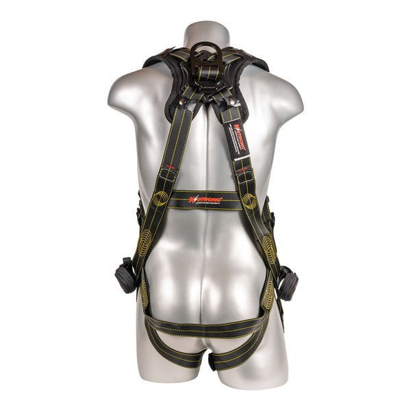 Kapture 5 Point Element Full Body Harness - Dorsal D-Ring - QC Chest & Legs - Shoulder Pads - Revolta Oil & Water Rep Webbing - All Sizes
