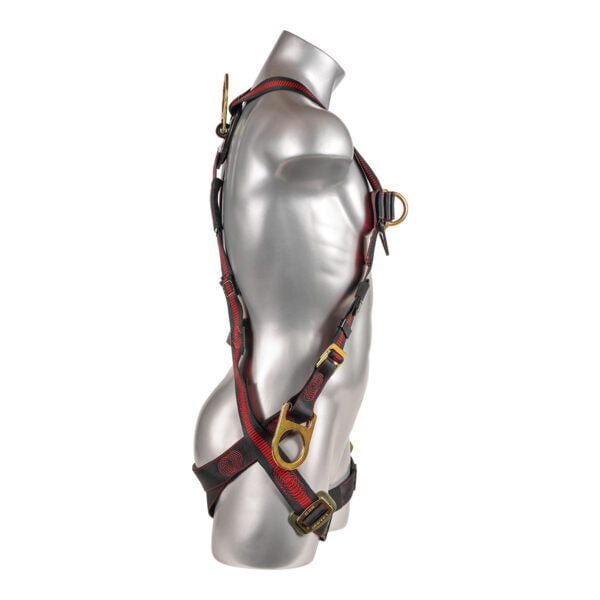 Kapture 5 Point Elite Full Body Harness - 4 D-Rings - Pull Thru Legs - All Sizes