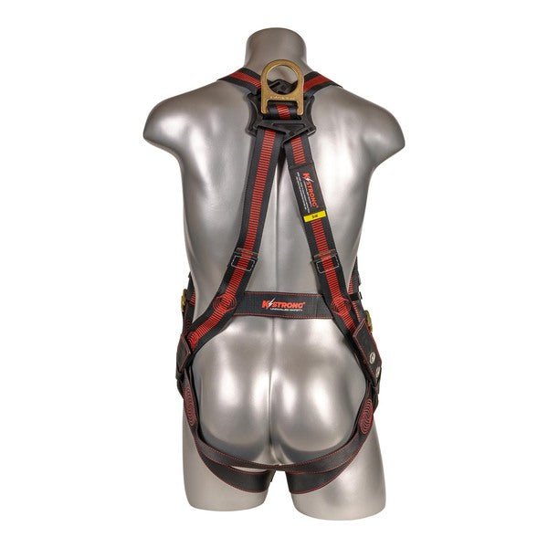 Kapture 5 Point Elite Full Body Harness - Dorsal D-Ring - QC Chest - Tongue Buckle Legs - All Sizes