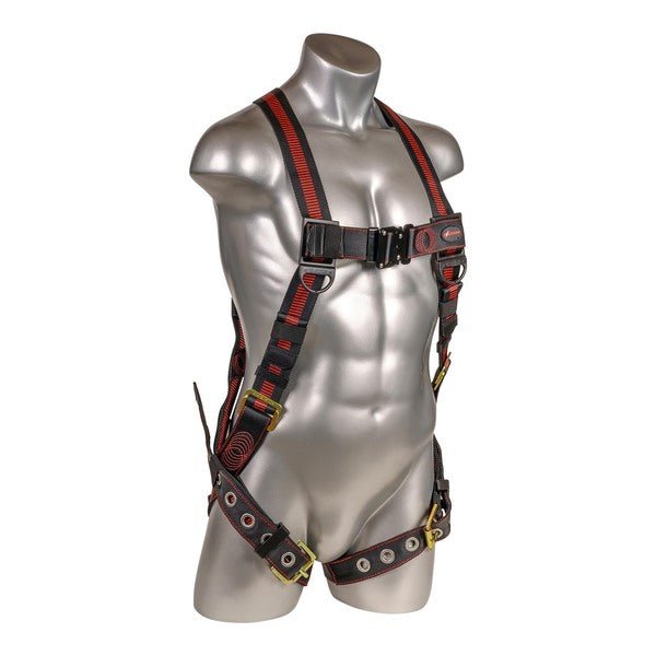 Kapture 5 Point Elite Full Body Harness - Dorsal D-Ring - QC Chest - Tongue Buckle Legs - All Sizes