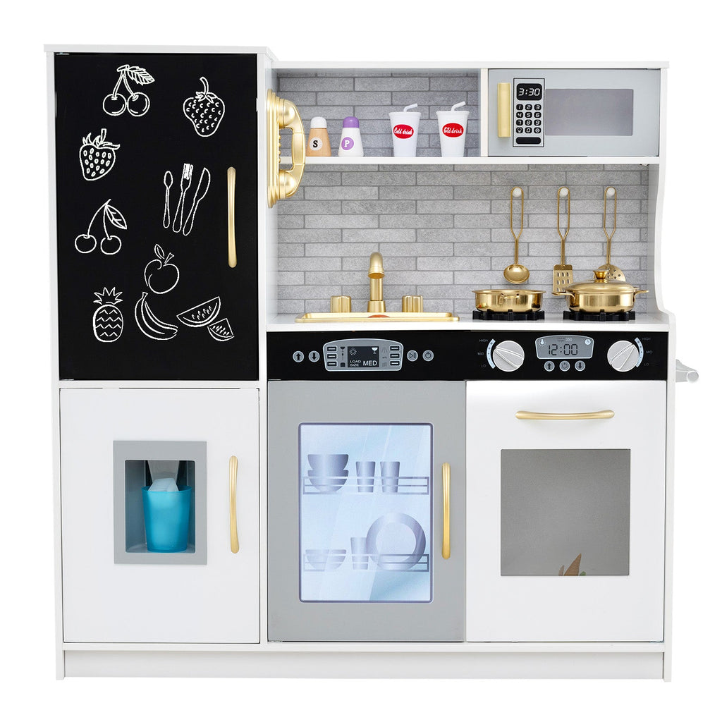 Toddler Pretend Play Kitchen for Boys and Girls 3-6 Years Old